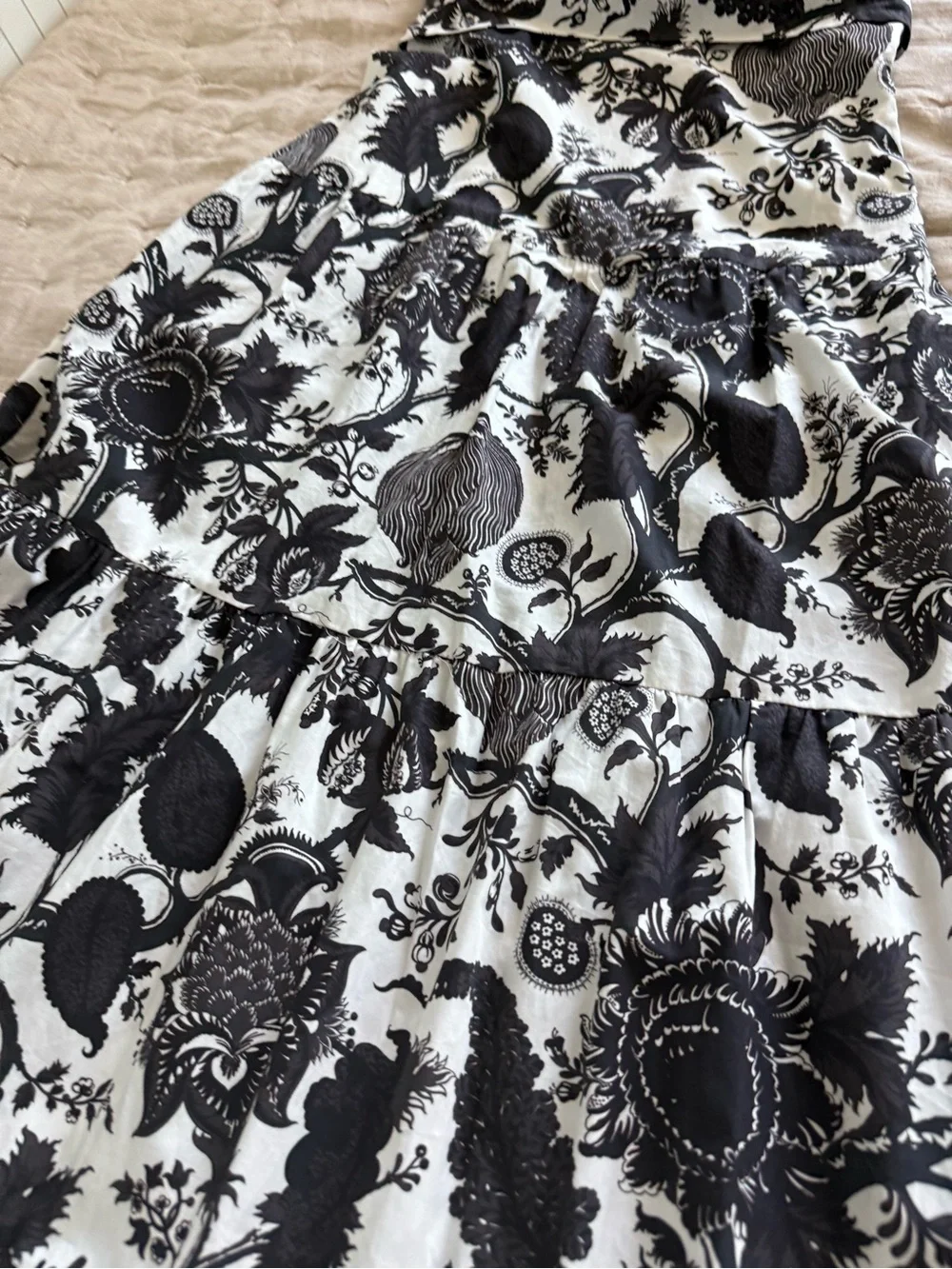 JCREW Tiered sleeveless maxi dress in Ratti® scarf paisley SIZE00 NWT